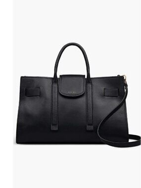 RADLEY London St Pancras Lane smooth leather large tote crossbody bag - Black